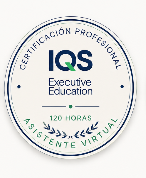 Sello de certificación profesional IQS Executive Education